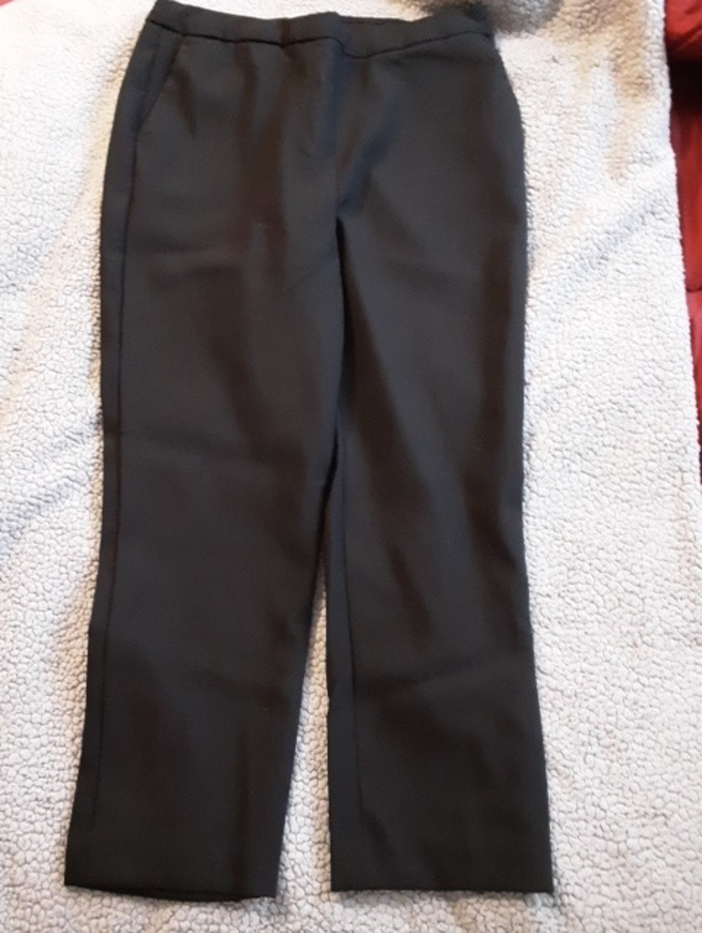 Rachel Zoe Black Straight-Leg Dress Trousers Size 6